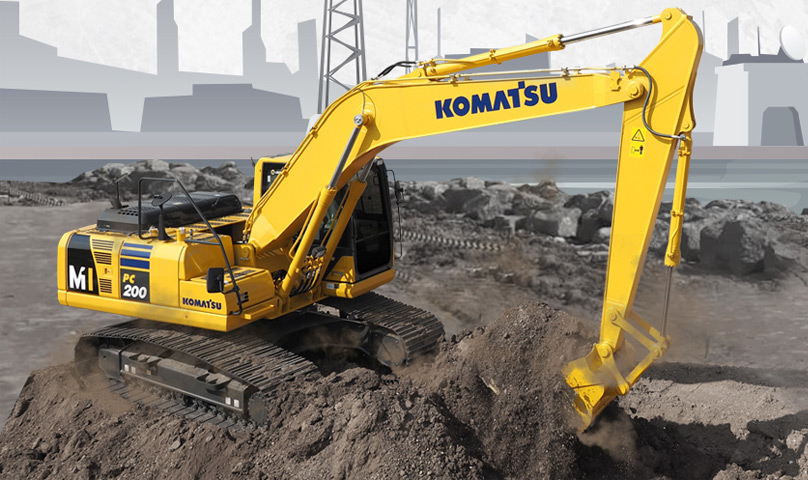 Excavator Komatsu PC200 - Image 1